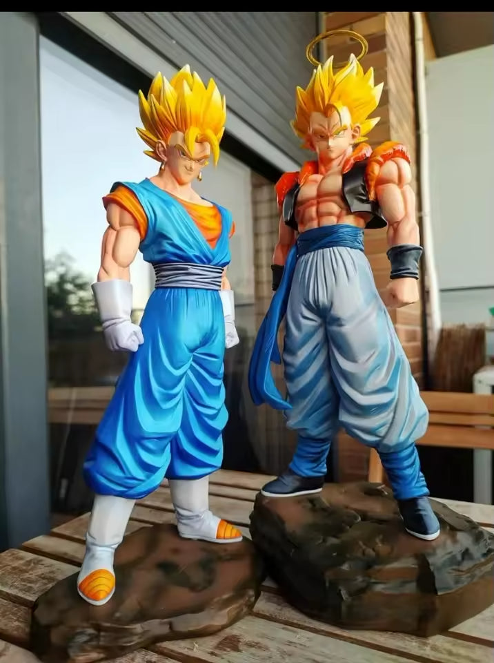 Jt Anime🔥 30 cm Action Figure Dragon Ball Vegetto-Gogeta  Con Base Super Saiyan