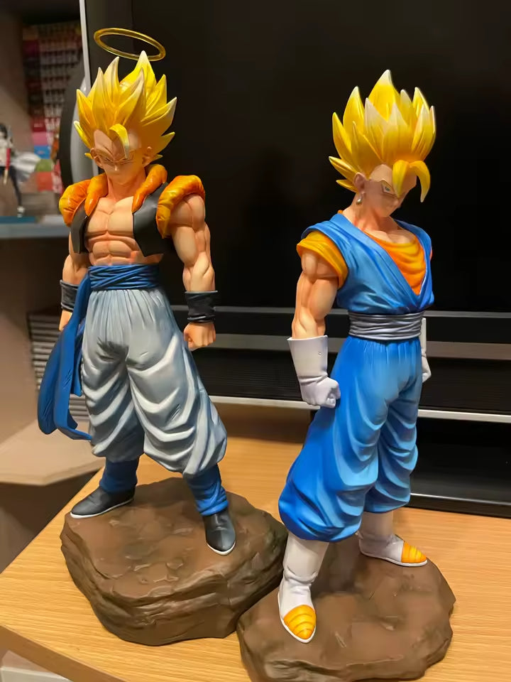 Jt Anime🔥 30 cm Action Figure Dragon Ball Vegetto-Gogeta  Con Base Super Saiyan