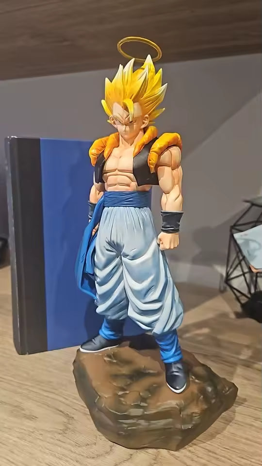 Jt Anime🔥 30 cm Action Figure Dragon Ball Vegetto-Gogeta  Con Base Super Saiyan