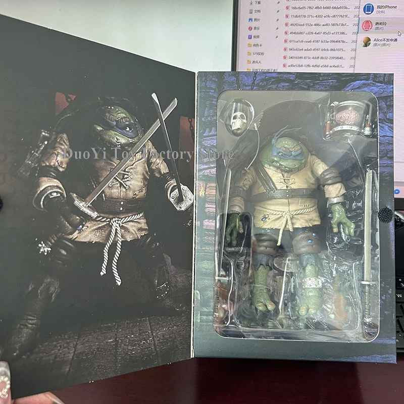 Neca 🐢Ninja TartarugheThe Last Ronin,Turtles in Time, Anime Figure