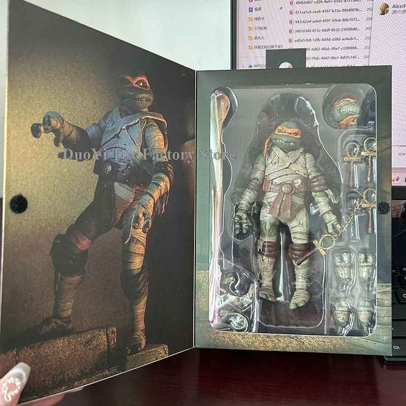 Neca 🐢Ninja TartarugheThe Last Ronin,Turtles in Time, Anime Figure