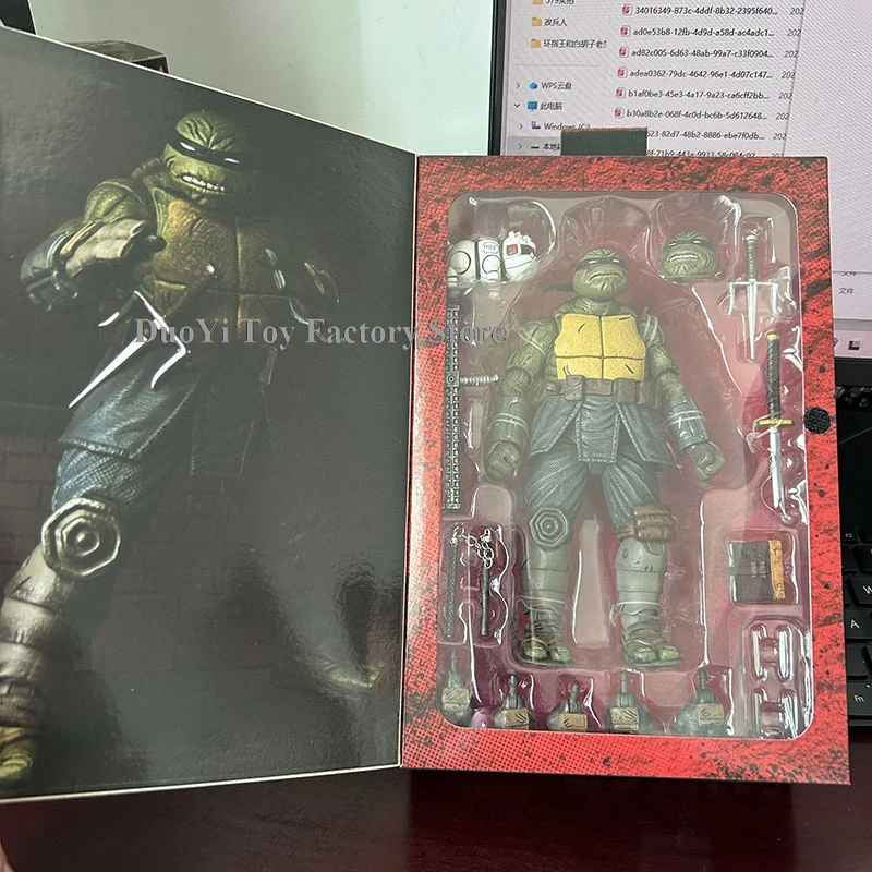 Neca 🐢Ninja TartarugheThe Last Ronin,Turtles in Time, Anime Figure