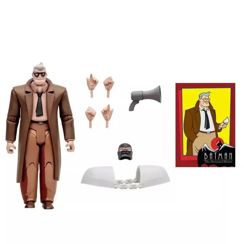 🦇 McFarlane 6'' Batman Serie Animata - 👮‍♂️James Gordon Action Figure