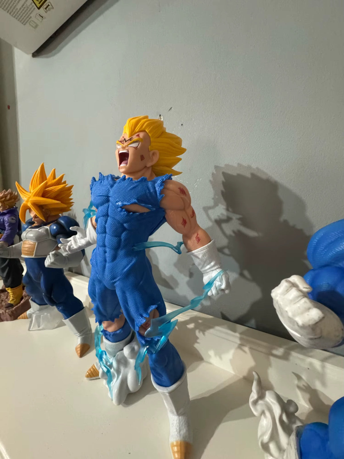 ACTION FIGURE💥 DRAGON BALL Z MAJIN VEGETA SUPER SAYAN 28 CM SPED.GRATUITA