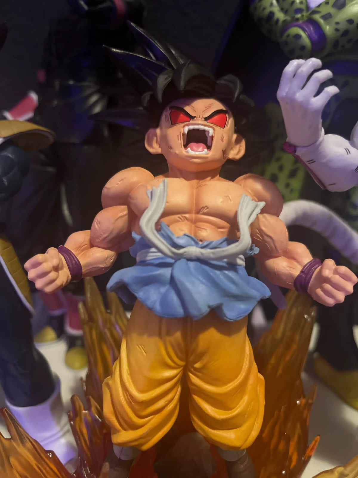 🔥 Dragon Ball SHK Goku 19cm PVC Figura Anime Glow 🐉