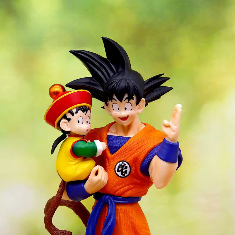 DRAGON BALL Z ACTION FIGURE SON GOKU E GOHAN 29 CM