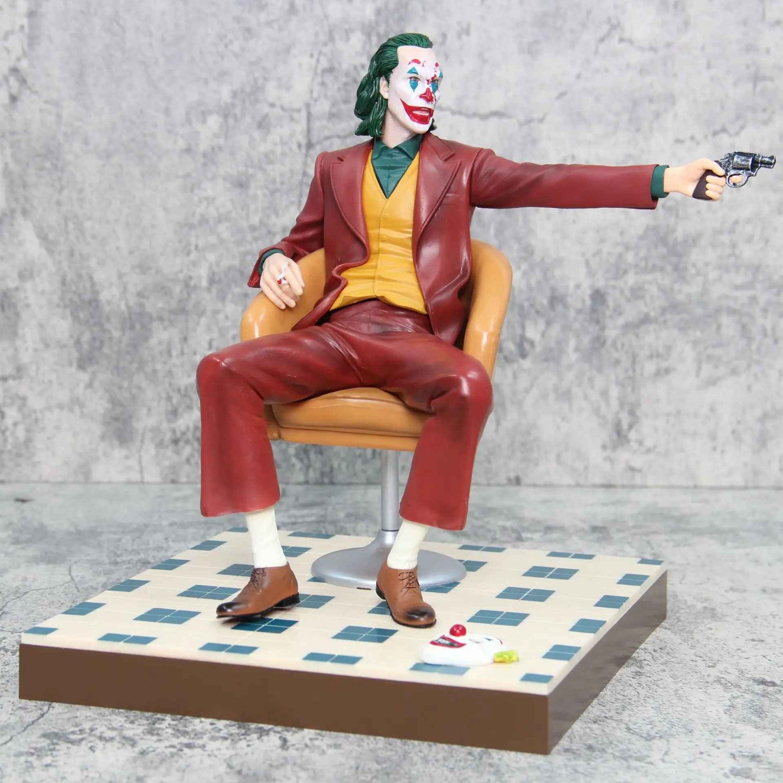 ✅ Action Figure 28 cm Joker Seduto CON SCATOLA+🚛SPED.GRATUITA