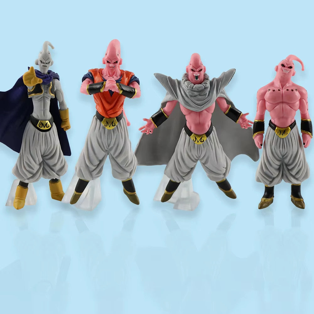 MAJIN BUU ACTION FIGURE SET COMPLETO DRAGONBALL Z GT MAJIN BU 8 Pz ✅SPED.GRATIS