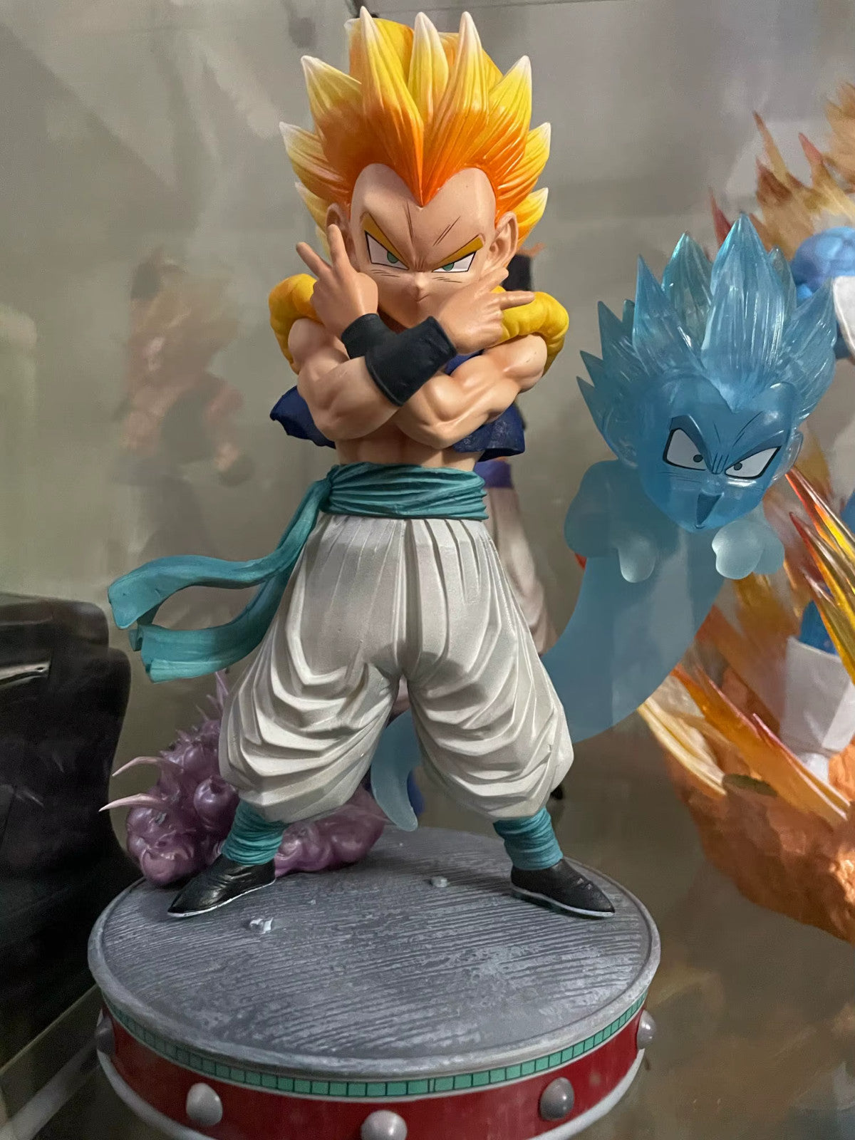 🔥 Dragon Ball Z Gotenks SSJ3 Figure 25cm – Super Saiyan Action! 🟡