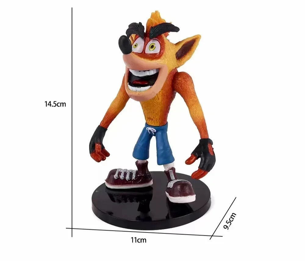 Crash Bandicoot 14,5 CM Action figure , Decorazione, Auto, Casa, 🚛SPED.GRATUITA