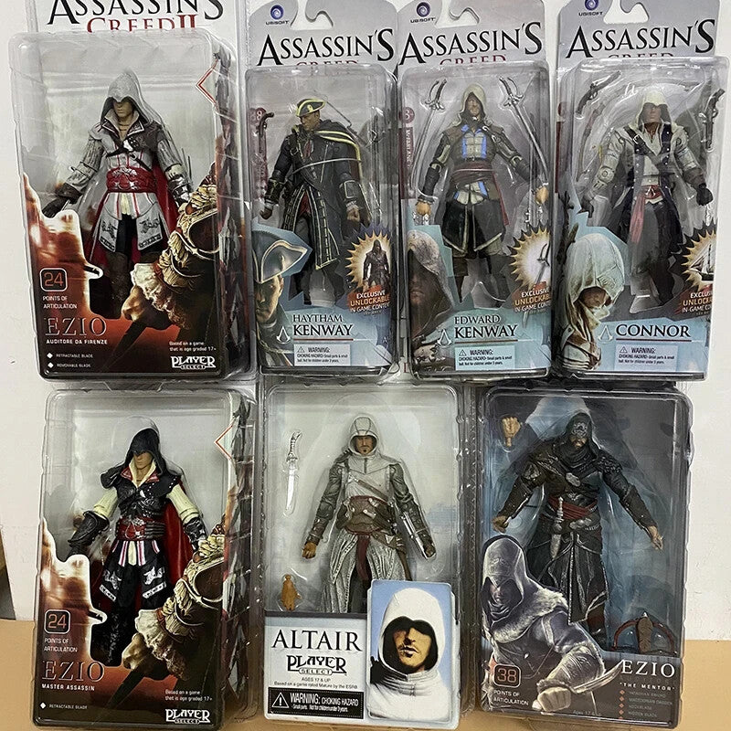 Assassin's Creed 💥Connor Haytham Edward Kenway Mohawk Action Figure