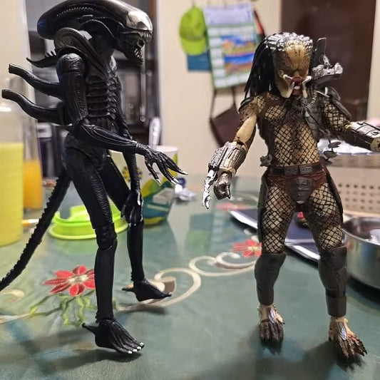 NECA Alien VS Predator ✅confezione da 2 action figure PVC 20CM+SCATOLA ORGINALE