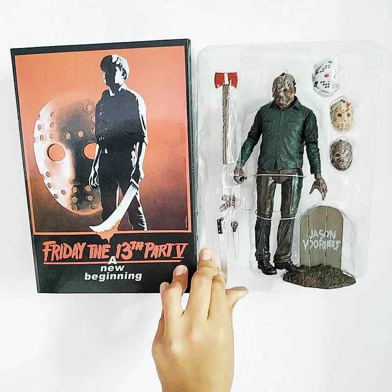 NECA Venerdì 13th Freddy Jason Action Figure+ SCATOLA ORIGINALE 🚛Sped.Gratuita