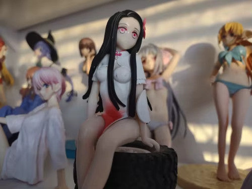 Anime Demon Slayer Kamado Nezuko Cheongsam Action Figure 14 CM