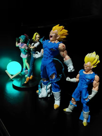 ACTION FIGURE💥 DRAGON BALL Z MAJIN VEGETA SUPER SAYAN 28 CM SPED.GRATUITA