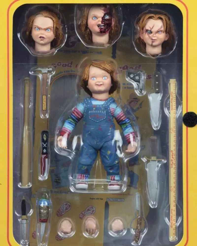 CHUCKY ULTIMATE✅ ACTION FIGURE NECA 10CM CON 🎀SCATOLA ORIGINALE + SPED GRATUITA
