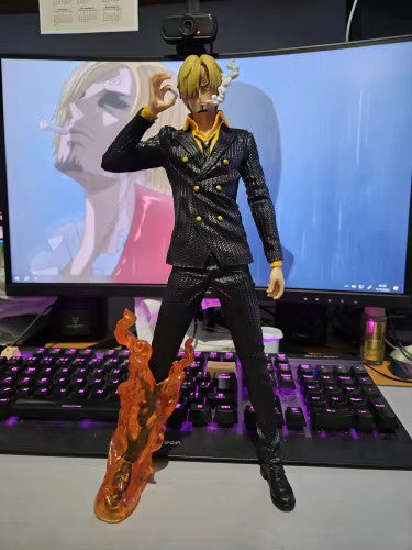 ✅ 32cm One Piece Vinsmoke Sanji Anime Action Figure PVC 🚛 SPED.GRATUITA