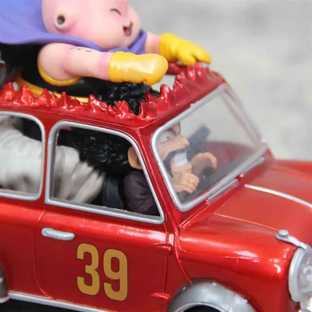 🚗 Majin Buu & Mr. Satan in Auto – Dragon Ball Z Figura 12cm 🎉