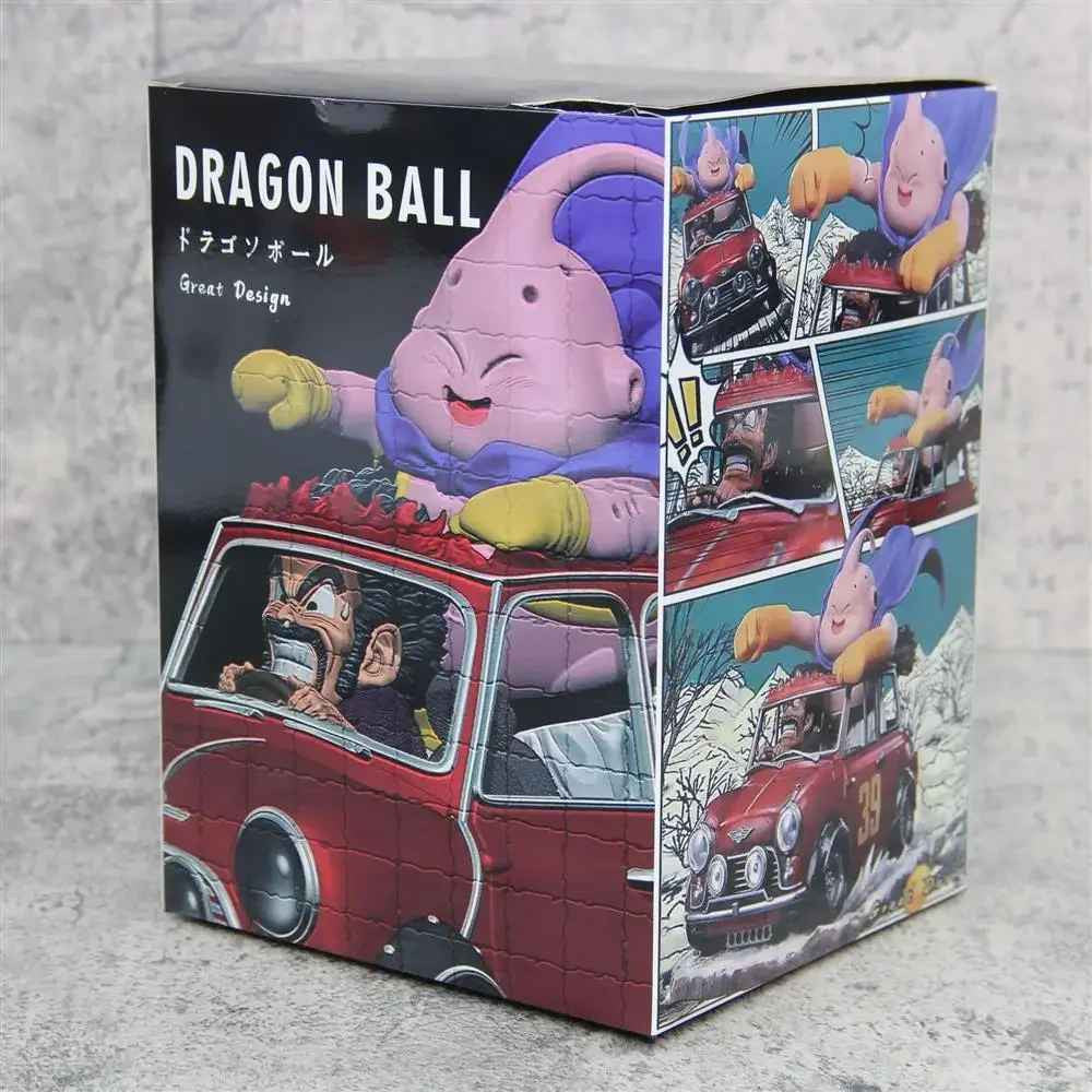 🚗 Majin Buu & Mr. Satan in Auto – Dragon Ball Z Figura 12cm 🎉