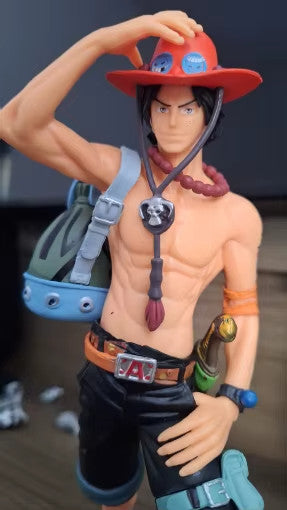 🔥 One Piece 23Cm DX 10th Anniversary✨Ace & Rufy Brother Action Figure