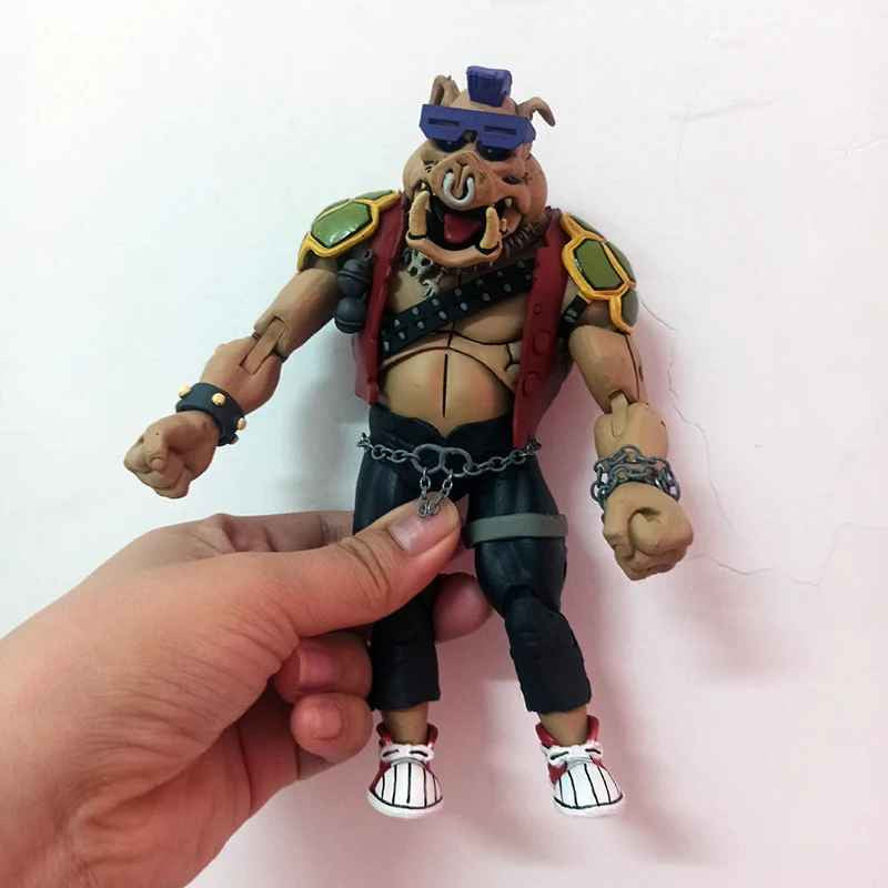 🐢 Neca Tartarughe Ninja 18cm Set Shredder Michelangelo Bebop Rocksteady Figure