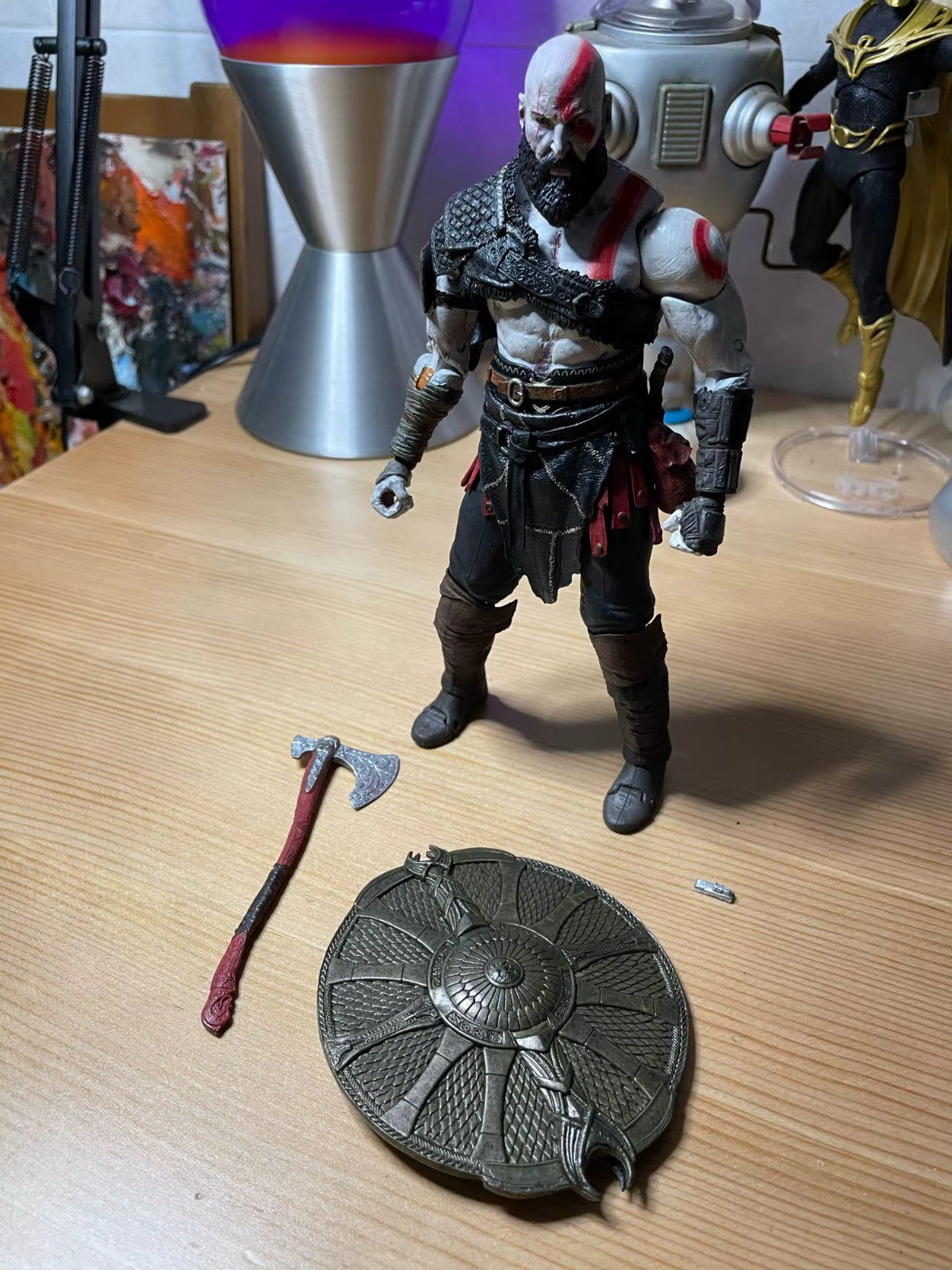 NECA God of War Action Figure Kratos  PS4 Style CON SCATOLA ORIGINALE