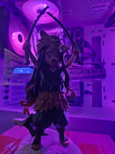 DemonSlayer 19CM Kimetsu ACTION FIGURE Kamado Nezuko Testa di Maiale CON SCATOLA