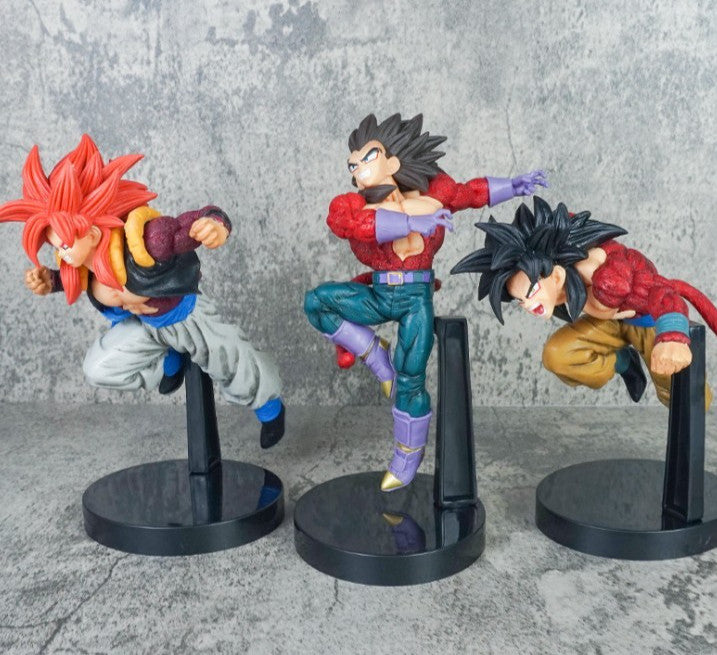 💎Dragon Ball GT Anime Figura SUPER SAIYAN 4 Gogeta Action Figure