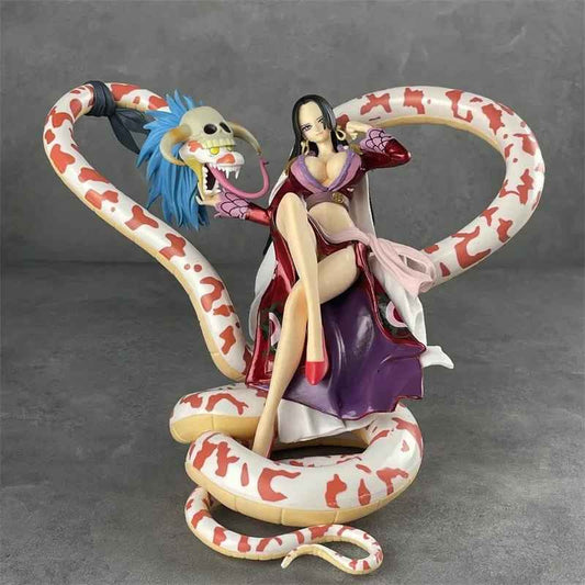 👑 Boa Hancock 🔥 Figura One Piece con Serpenti • Qiwuhai Seduta CON SCATOLA