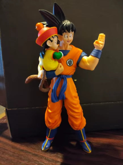 DRAGON BALL Z ACTION FIGURE SON GOKU E GOHAN 29 CM