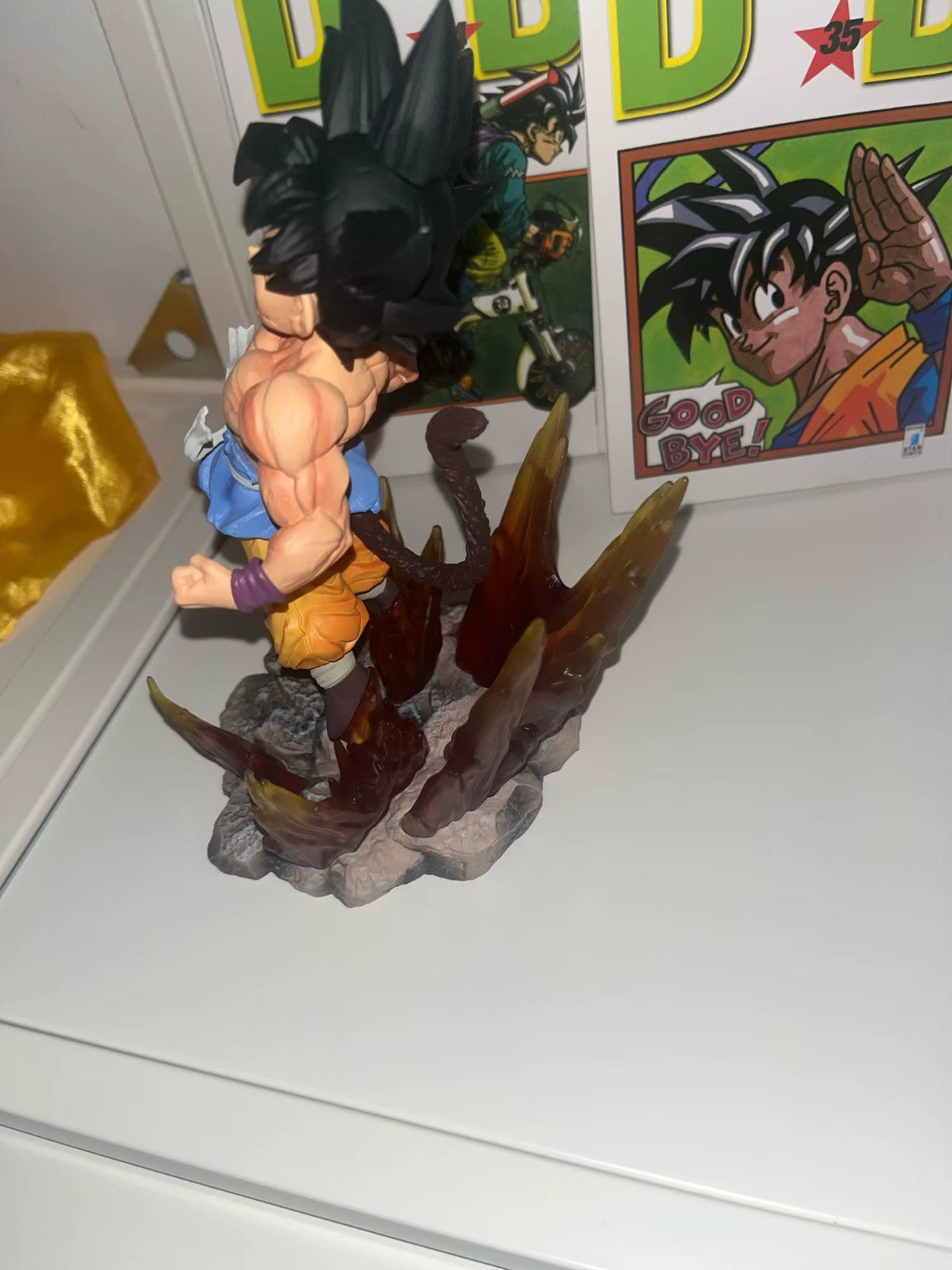 🔥 Dragon Ball SHK Goku 19cm PVC Figura Anime Glow 🐉