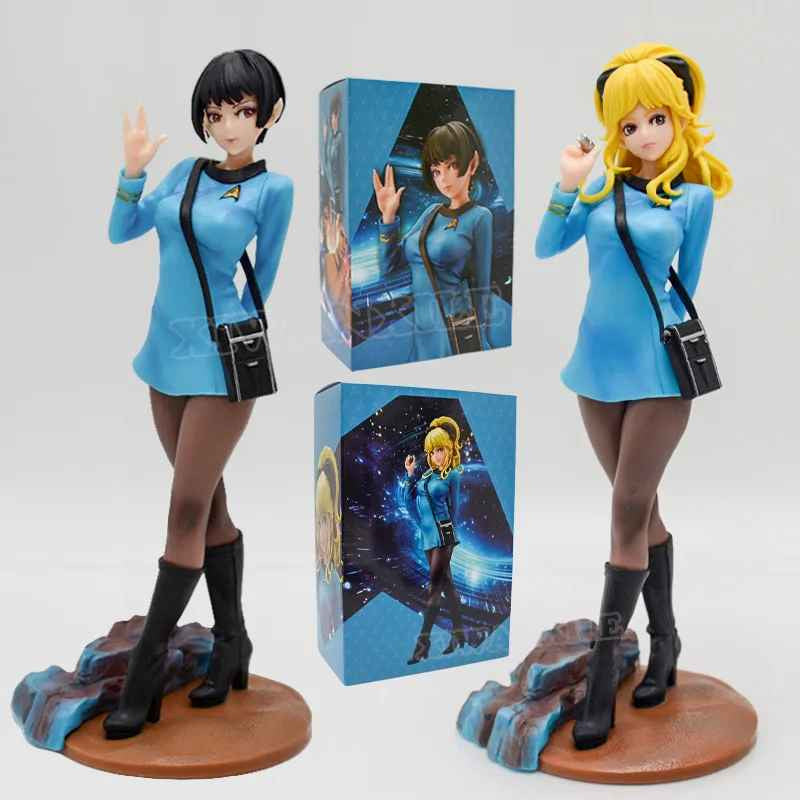Star Trek 20CM Bishoujo Vulcan Science Officer Anime Action Figure CON SCATOLA