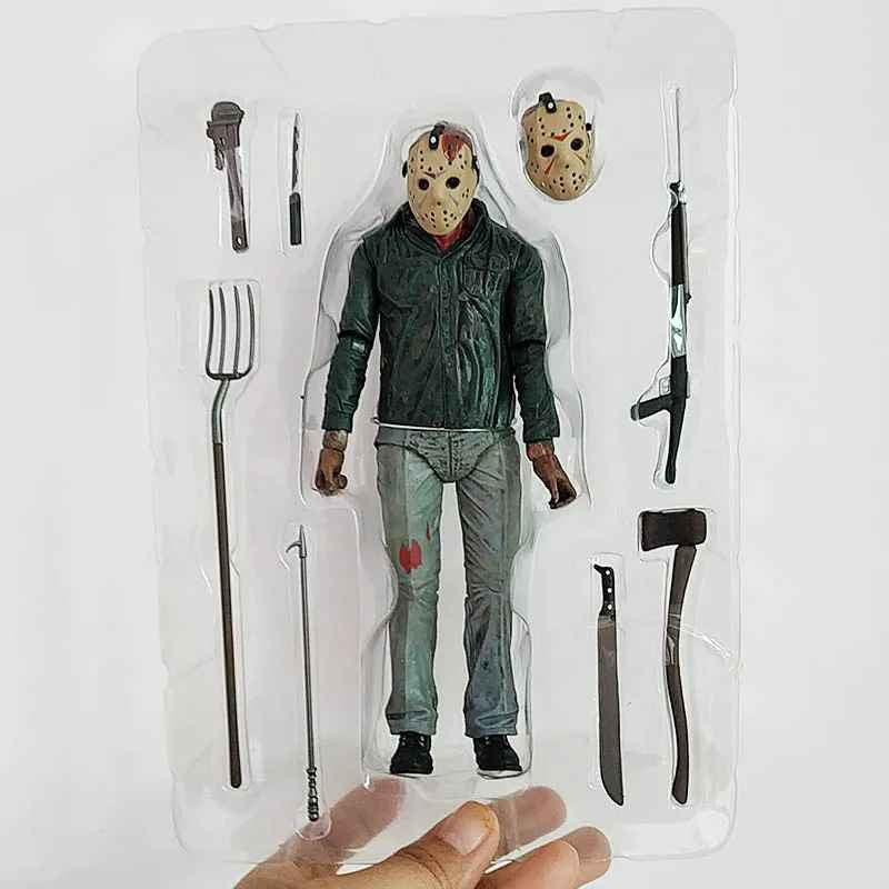 NECA Venerdì 13th Freddy Jason Action Figure+ SCATOLA ORIGINALE 🚛Sped.Gratuita