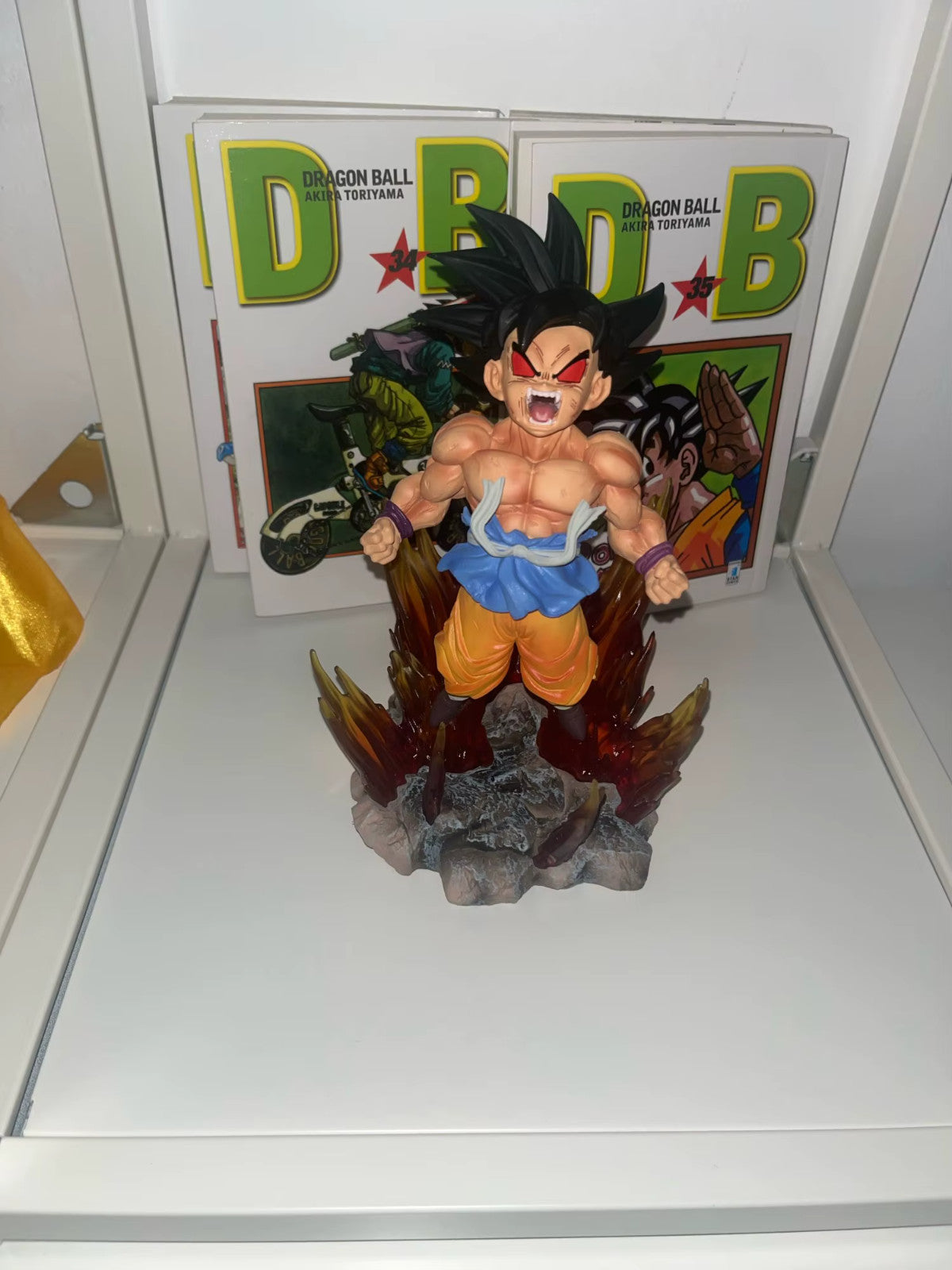 🔥 Dragon Ball SHK Goku 19cm PVC Figura Anime Glow 🐉