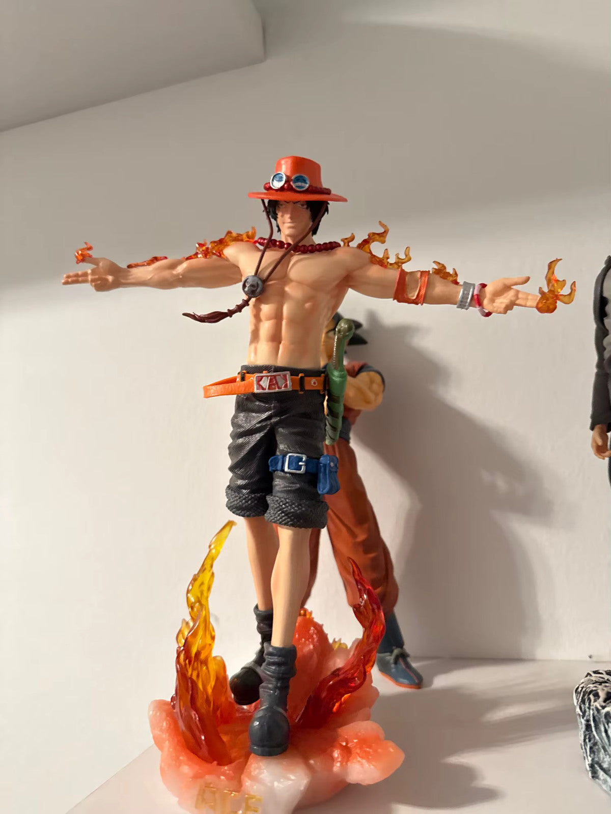 🔥 28cm One Piece Portgas D. Ace Action Figure PVC Statua Anime 🚚 Sped. Gratuit
