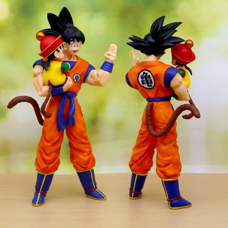 DRAGON BALL Z ACTION FIGURE SON GOKU E GOHAN 29 CM