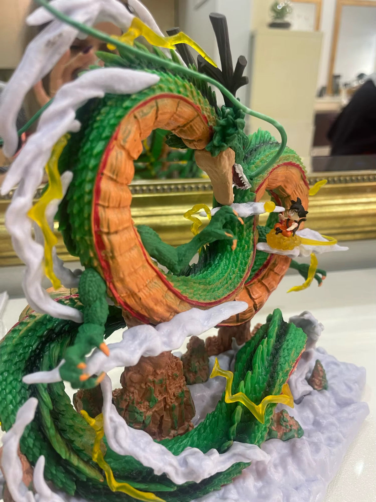 ✅Dragon Ball Shenron & Goku Action Figure 24CM PVC CON SCATOLA🚛 +SPED GRATUITA