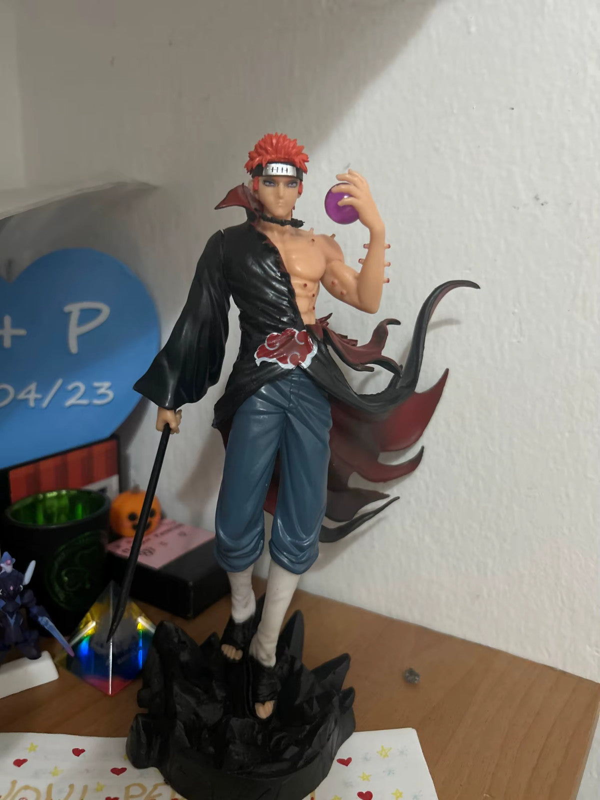 ✅Action Figure Naruto Pain Anime Statua PVC Manga 23cm Rinnegan Path Akatsuki