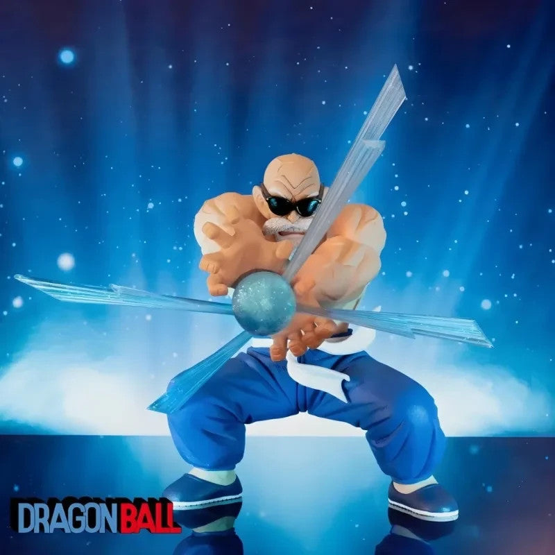 Action Figure Dragon Ball Z Muten Roshi 15CM Kamehameha, Statua Anime in PVC🐢⚡