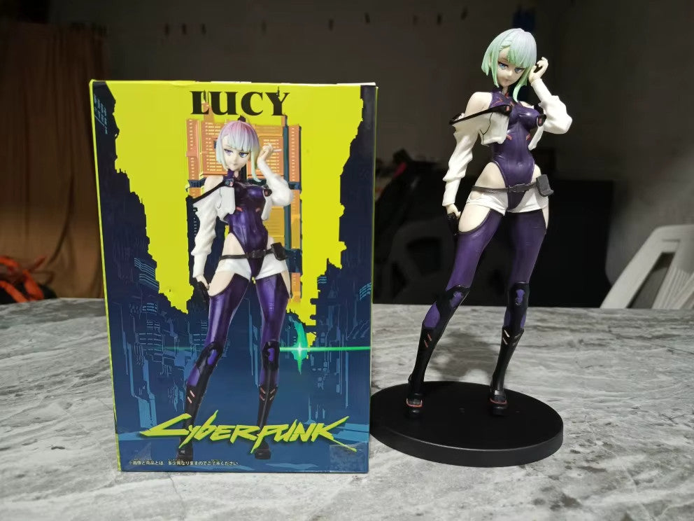 Hot CyberpunK edgerunners Anime Figure #2077 Super Hacker Edge Walker Lucy