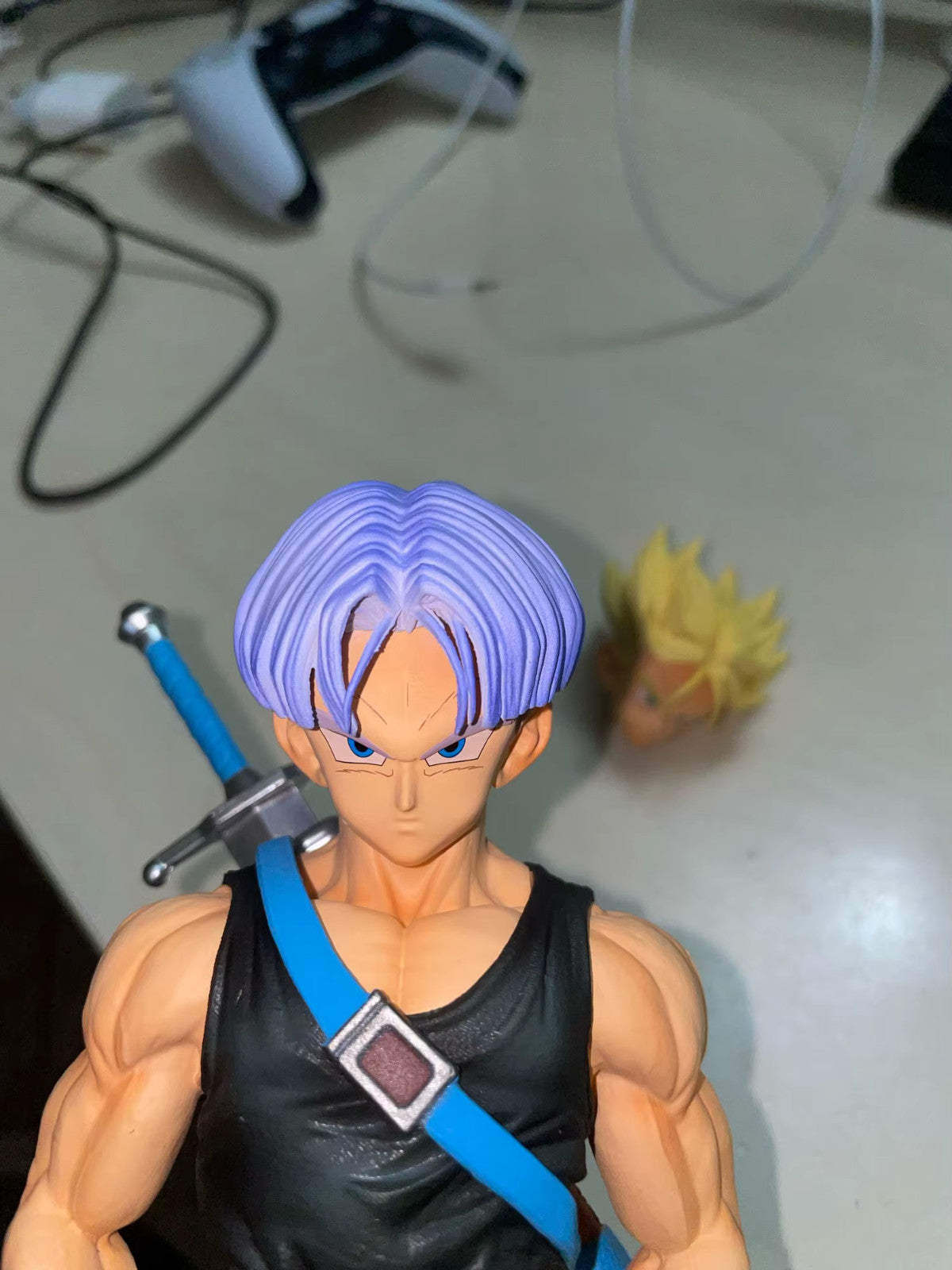 TRUNKS ✅SUPER SAYAN ACTION FIGURE DRAGON BALL Z STATUA 26 CM 🚛SPED.GRATUITA