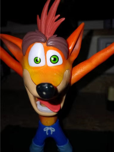 20cm Crash Bandicoot Anime Figure Peripheral Kawaii ✅SPEDIZIONE GRATUITA