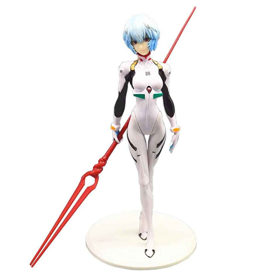 ✅ Rei Ayanami Neon Genesis Evangelion PVC Anime Figure CON SCATOLA SPED.GRATUITA