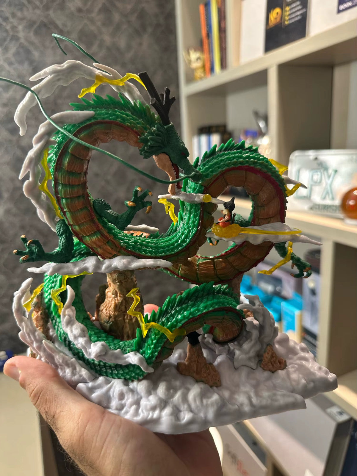 ✅Dragon Ball Shenron & Goku Action Figure 24CM PVC CON SCATOLA🚛 +SPED GRATUITA