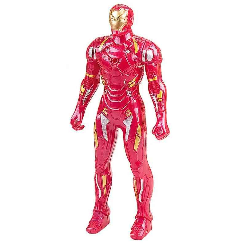 Spiderman 17cm Actionfigur Marvel DC Comics Avengers CON LED NEL PETTO