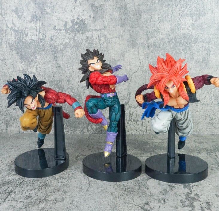 💎Dragon Ball GT Anime Figura SUPER SAIYAN 4 Gogeta Action Figure