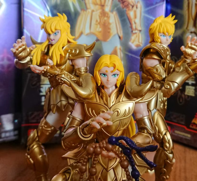 Saint Seiya CAVALIERI DELLO ZODIACO Action Figure Milo Mu Aiolia +ORIGINAL BOX