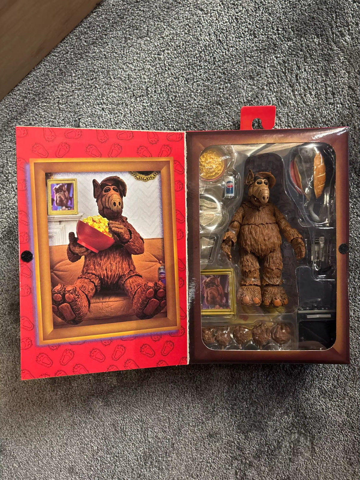 NECA Alf Ultimate Alien Life Form 7" Action Figure 1:12 CON SCATOLA ORIGINALE