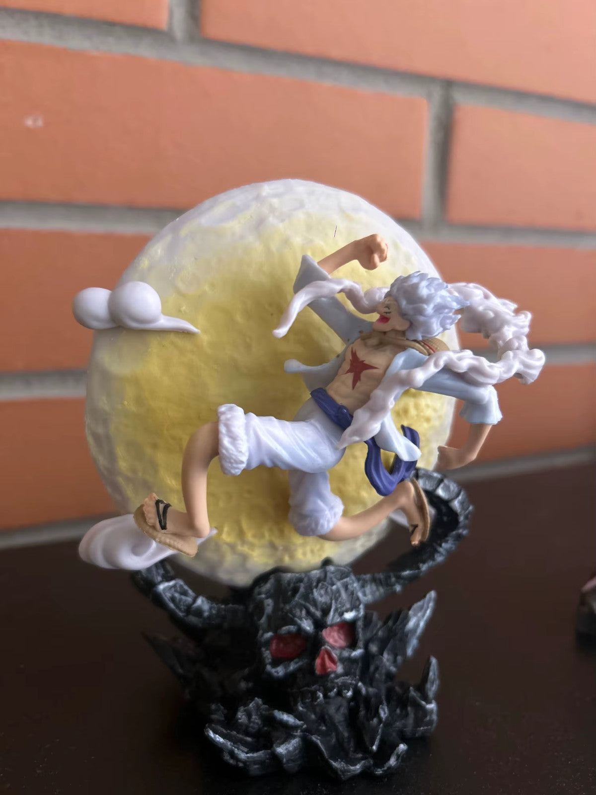 🔥 14CM One Piece Gear 5 Rufy Action Figure PVC Con LUCI da Collezione 🎁