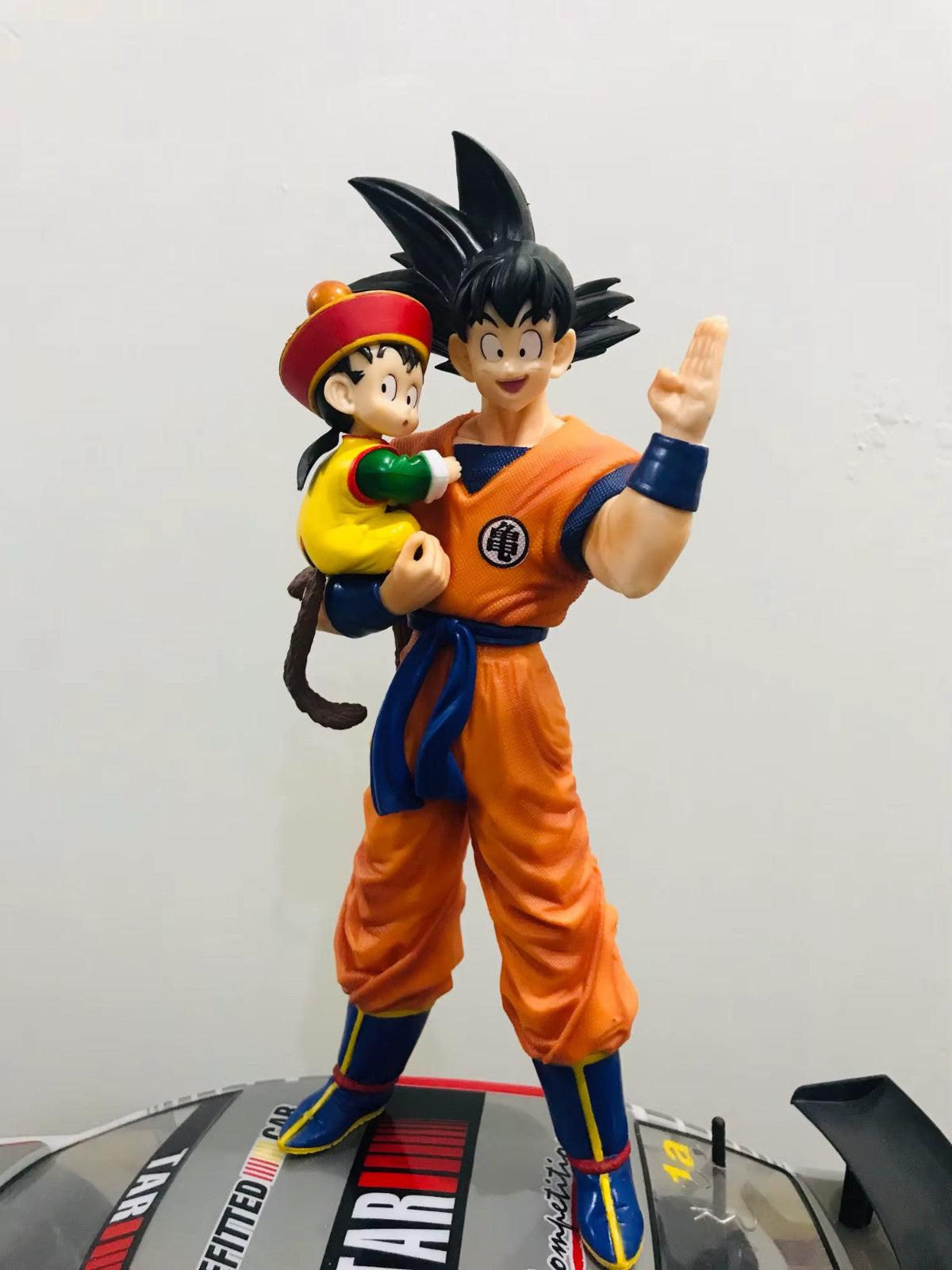 DRAGON BALL Z ACTION FIGURE SON GOKU E GOHAN 29 CM
